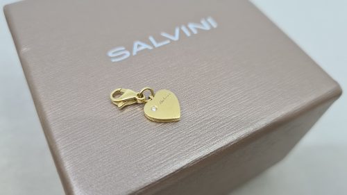 Ciondolo Salvini a forma di Cuore in Oro 18 kt e Diamante 0,01 Ct