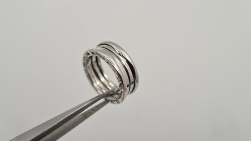 Anello Bulgari Fascia BZERO 1 in Oro Bianco 18 kt