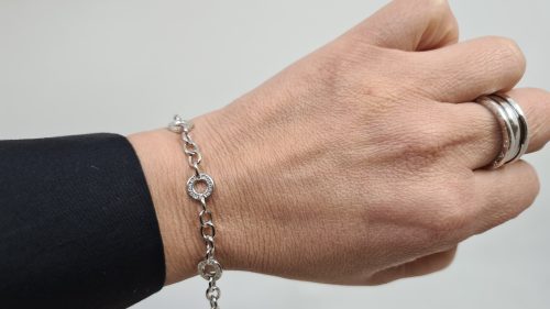 Bracciale firmato Bulgari in Oro Bianco 18 kt