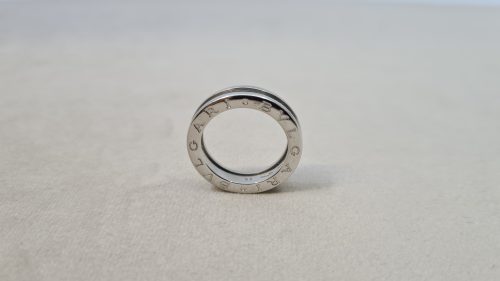 Anello Bulgari Fascia BZERO 1 in Oro Bianco 18 kt