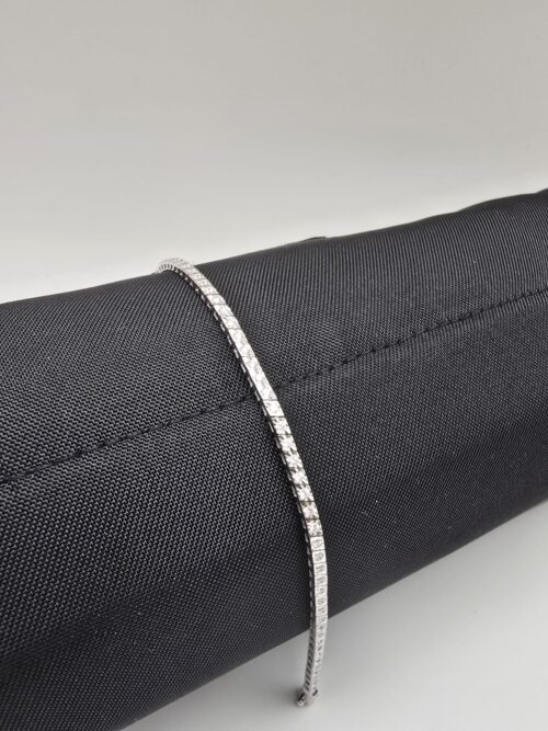 Tennis Oro Bianco 18 Kt con Diamanti 1 Ct G VS firmato Mirco Visconti