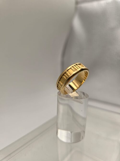 Anello Tiffany&Co in Oro Giallo 18 Kt collezione Atlas