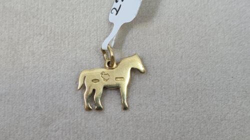 Ciondolo Charm DoDo Cavallo "Fuggiamo insieme" in Oro 18 kt