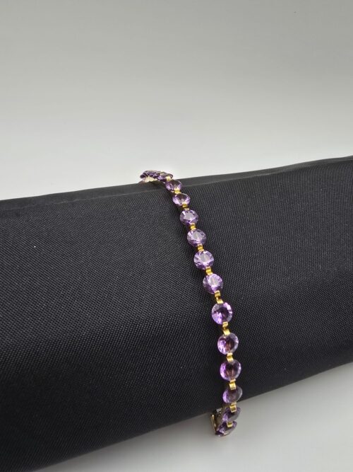Bracciale Pianegonda Oro Giallo 18 Kt e Ametista