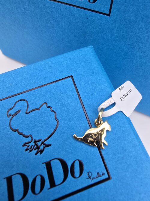 Ciondolo Dodo Gatto "Viziami" Oro Giallo 18 Kt