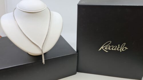 Collana Tennis Diamanti 3,5 Ct firmato RECARLO