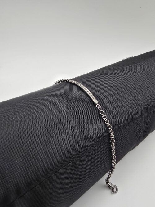 Bracciale Oro18 Kt Brunito con Diamanti firmato Balestra