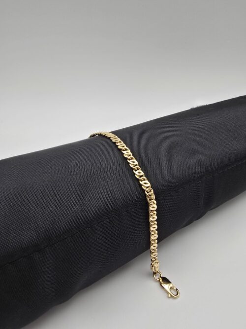 Bracciale da uomo Oro Giallo18 Kt maglia Lumachina
