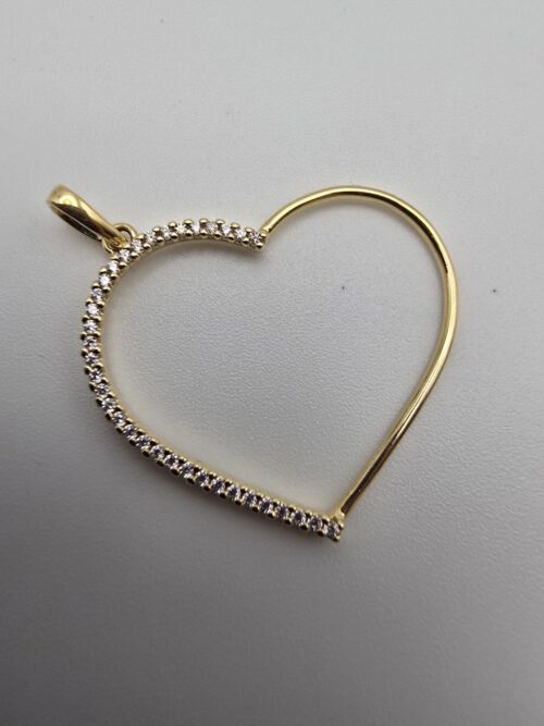 Ciondolo Oro Giallo 18 Kt con Zirconi